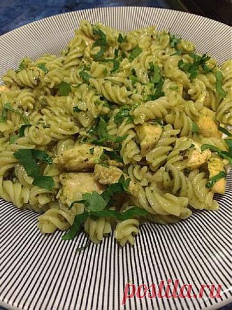 ПАСТА С КУРОЧКОЙ И СОУСОМ ПЕСТО | 4vkusa.ru