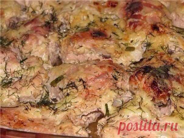 Кефирная курица