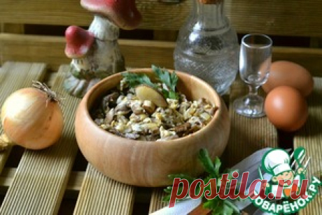 Грибная яичница "Праженица" - кулинарный рецепт