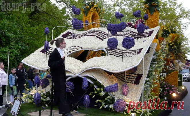 Нидерланды, Аалсмеер: парад цветов в королевстве тюльпанов.