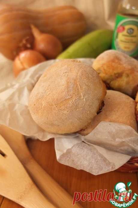 Постные булочки с овощами - кулинарный рецепт