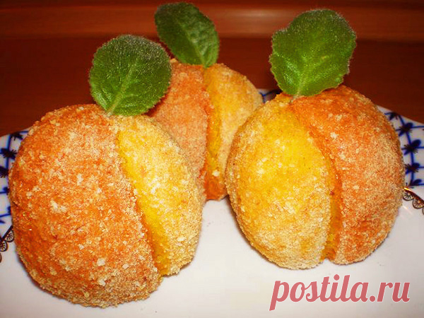 Горячая закуска «Картофельные персики»