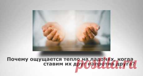 Разбираем тему: Почему ощущается тепло на ладонях, когда ставим их друг напротив друга? Статья автора «Калейдоскоп новостей» в Дзене ✍: Когда ладони встречаются "лицом к лицу", их тепло ощущается на поверхности даже без прямого касания. Это явление обусловлено несколькими факторами.