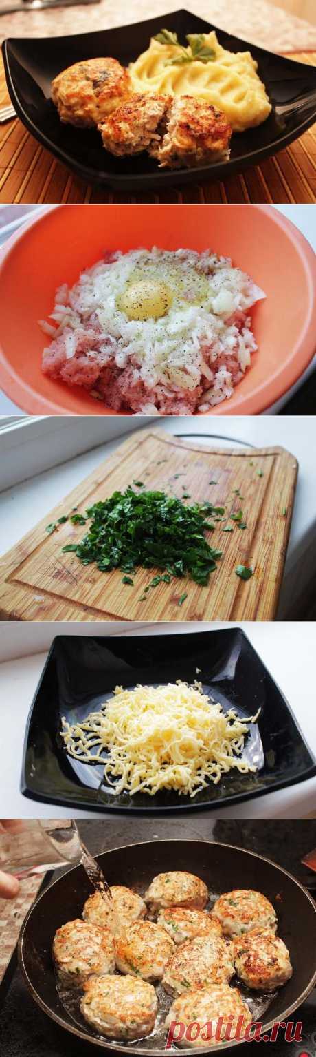 Нежные и невероятно вкусные… Рубленные котлеты с сырной начинкой — Вкусные рецепты
