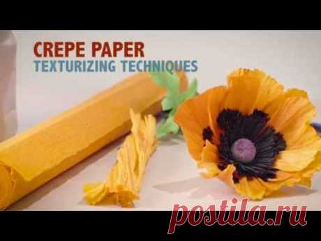 Crepe Paper Techniques  - Texture
