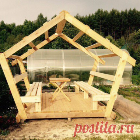 Отличная и простая беседка своими руками | BUILD | Яндекс Дзен