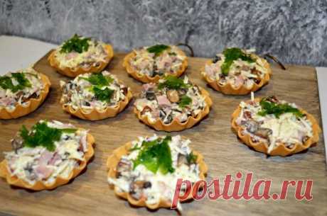 15 лучших рецептов тарталеток с курицей и грибами
