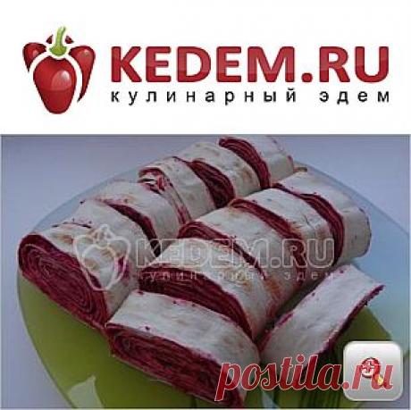 Рулет со свеклой - Закуски. Рецепты посетителей на KEDEM.RU