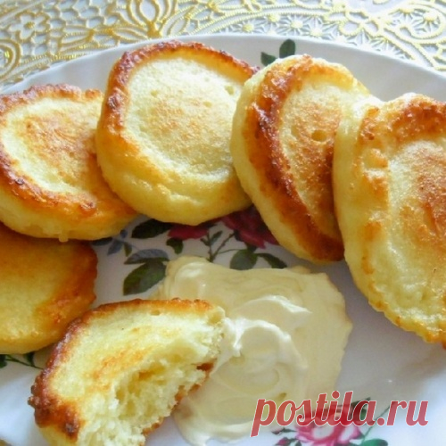 Оладьи с творогом от моей бабушки. Лучший завтрак!