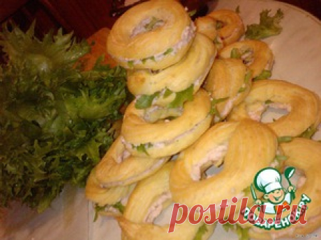 Закусочные бублики - кулинарный рецепт