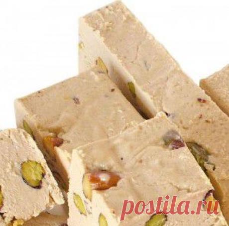 РЕЦЕПТ  ДОМАШНЕЙ  ХАЛВЫ