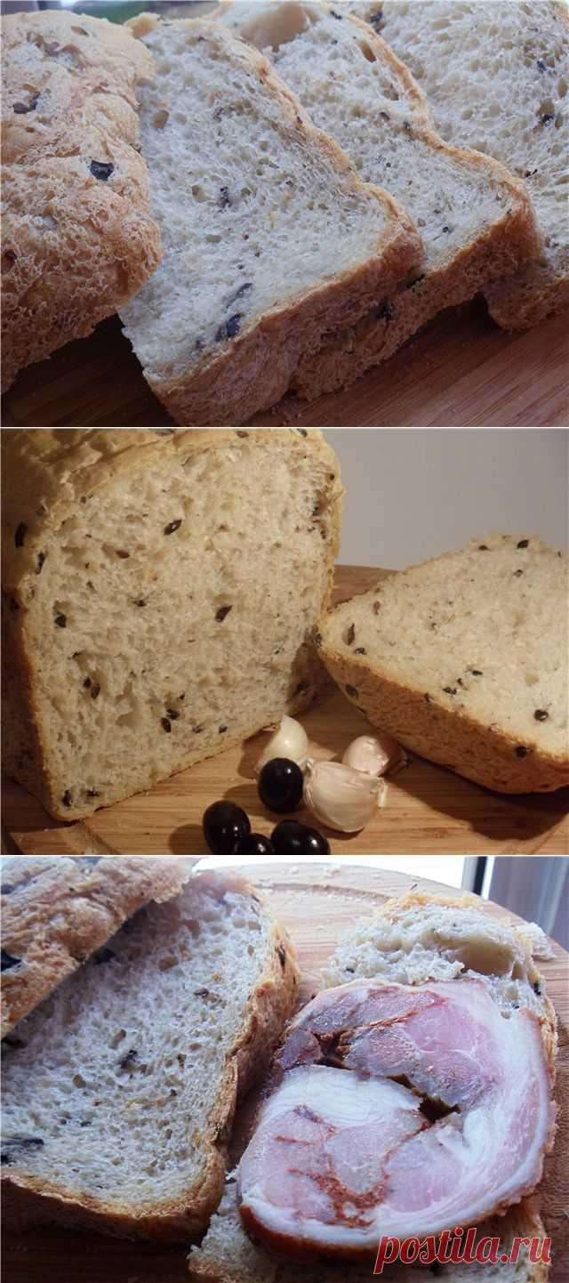 Ароматный хлеб с маслинами и чесноком ( вариант для ХП, и не только). Рецепт c фото, мы подскажем, как приготовить!