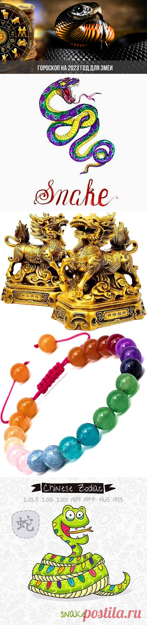 Гороскоп змеи на 2023 год по знакам зодиака, китайскому элементу