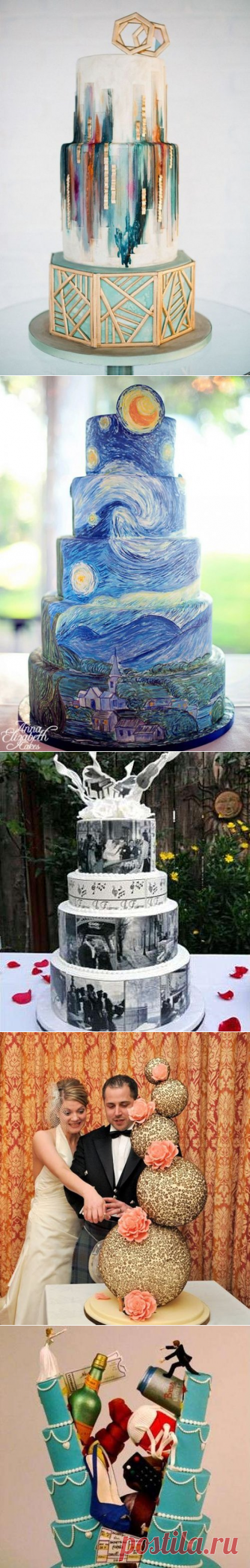 Невероятные свадебные торты (12 фото)