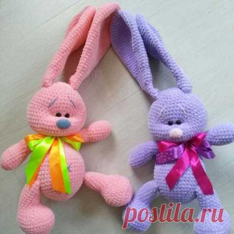 ​Вязаные зайки Марины Григоревской