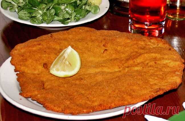 Классический венский шницель пошаговый фото рецепт - Retsept.net