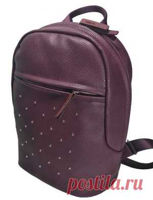 Рюкзак женский 2043-02 бордовый из экокожи в интернет-магазине Ollbag.ru