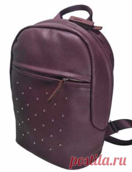 Рюкзак женский 2043-02 бордовый из экокожи в интернет-магазине Ollbag.ru
