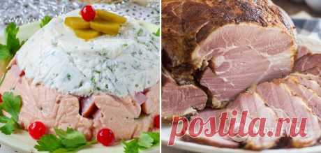 Заливное с ветчиной и маринованными огурцами: необычный рецепт и подача привычного блюда | FoodOboz