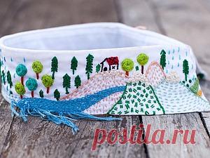 Вышитые воротнички