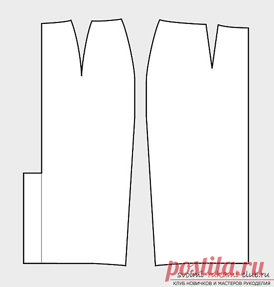 Как создать выкройку юбки-карандаш и пошить по ней изделие, используя описание и фото.