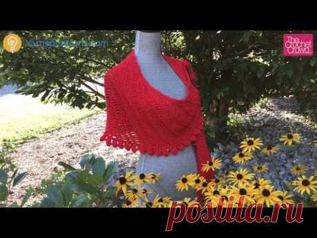 Crochet Slice of Nice Shawl Tutorial