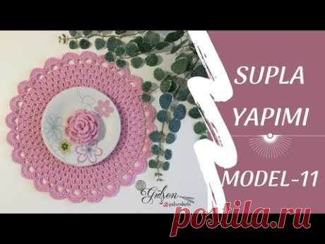 PAMUK MAKROME İPİYLE TÜM PÜF NOKTALARI İLE SUPLA YAPIMI  (MODEL - 11 )