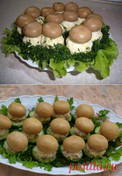 Салат-закуска «Грибная полянка»