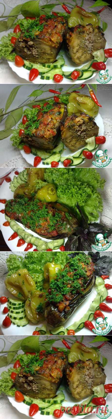 Фаршированные баклажаны.