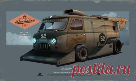 ArtStation - Custom project UAZ-452 "LOAF SUPERSONIC", Andrey Tkachenko