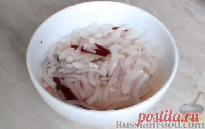 Рецепт: Маринованный лук для салатов на RussianFood.com