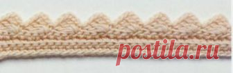 Узоры крючком обработка края