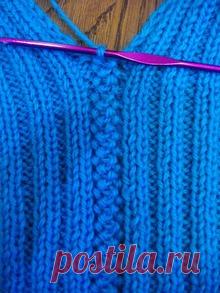 Соединяем детали вязаных изделий крючком/
