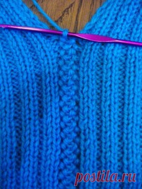 Соединяем детали вязаных изделий крючком/