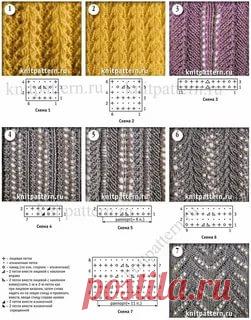 ажурные дорожки спицами со схемами простые и красивые вертикальные: 8 тыс изображений найдено в Яндекс.Картинках
