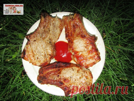 Свиная корейка на гриле без маринования — Кулинарная книга - рецепты с фото