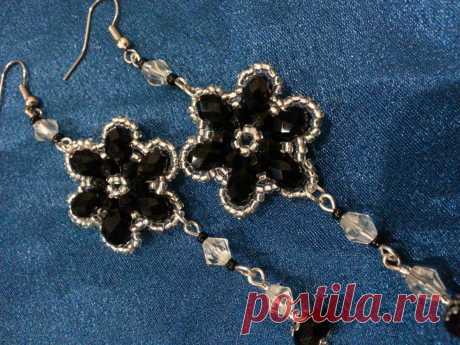 Классные серьги за 30 минут! Легко! Смотрите мастер класс!!!