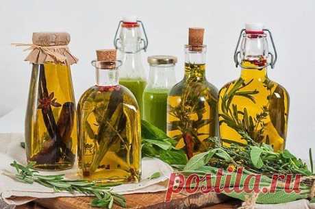 Масляный настой на травах для кожи век