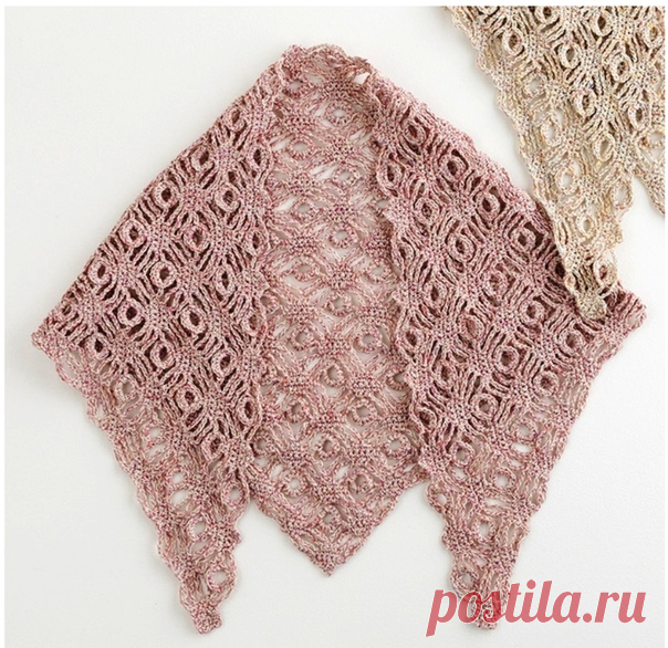#вязание #крючок #шаль