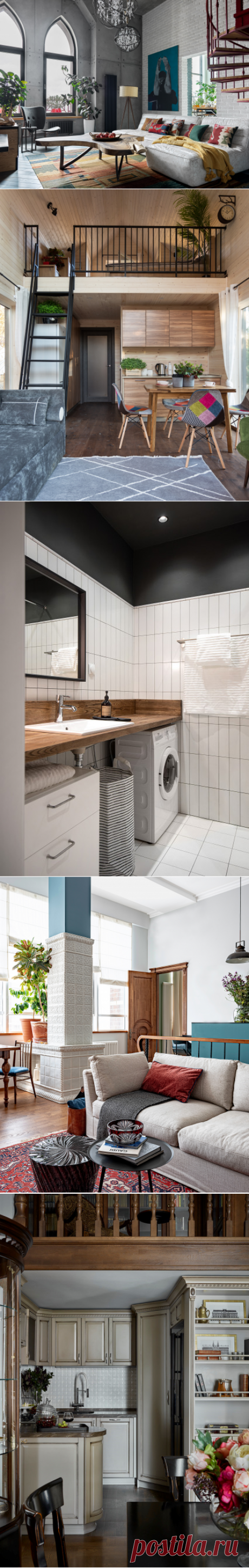 Квартиры с высоким потолком: как зрительно увеличить комнату-колодец | Houzz Россия