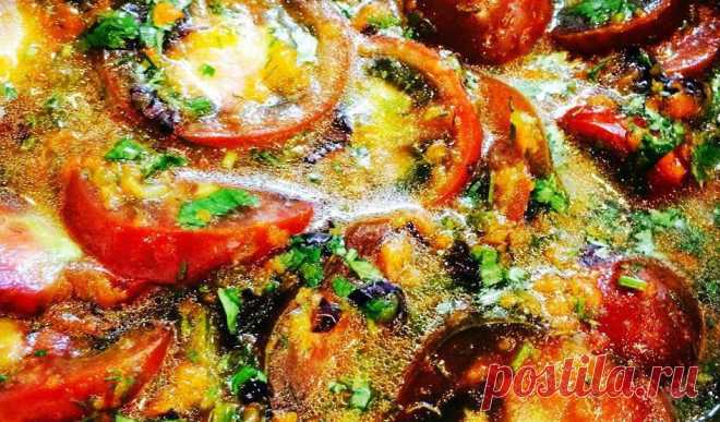 Помидоры в остром соусе | Четыре вкуса