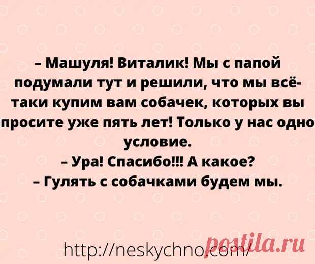 Коротенькие анекдоты, для быстрого поднятия настроения - Сказка для двоих - медиаплатформа МирТесен