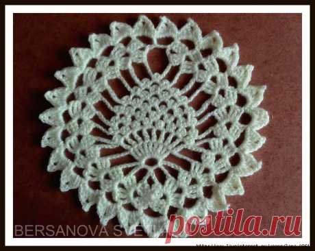 АНАНАС В КОЛЕЧКЕ. крючком с видео-уроком