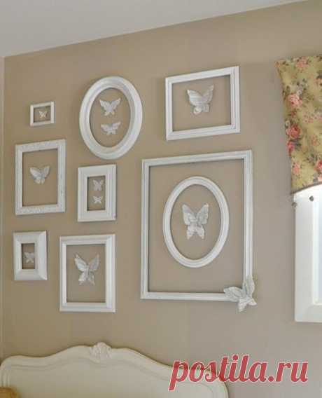 Рамы и бабочки / Декор стен / ВТОРАЯ УЛИЦА