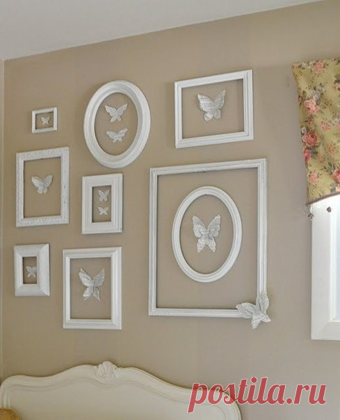 Рамы и бабочки / Декор стен / ВТОРАЯ УЛИЦА