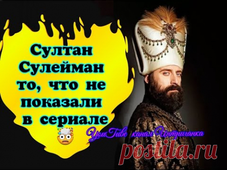 Султан Сулейман то,что не показали в сериале Великолепный век. Часть1 | Интриганка Великолепный век | Яндекс Дзен