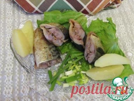 Скумбрия солёная из морозильной камеры - кулинарный рецепт