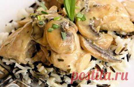 Тушеная грудка курицы с овощами : Домашняя кулинария