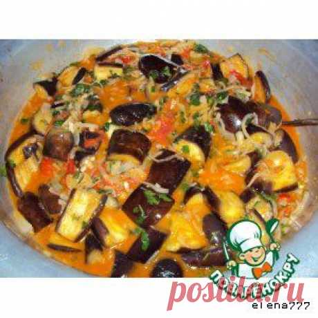 Соте из баклажанов - кулинарный рецепт