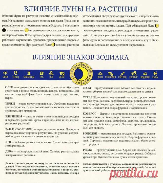 Лунный посевной календарь на 2015 год | Дача - впрок